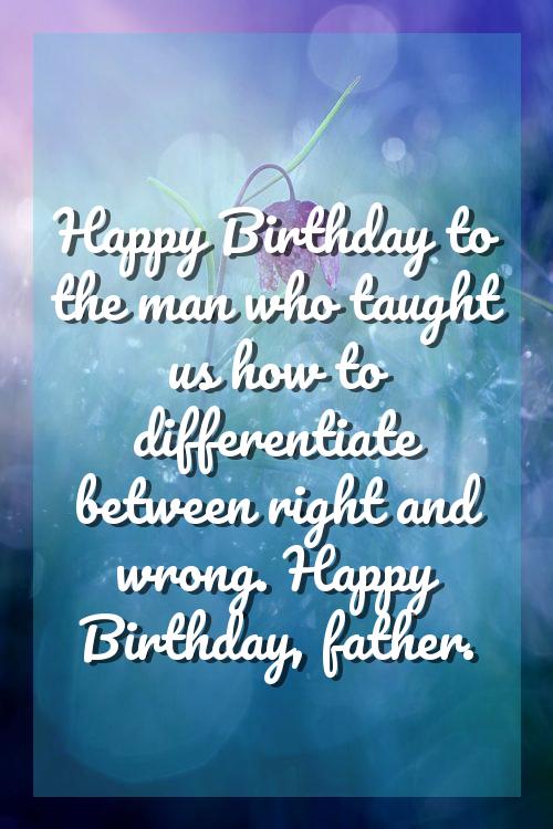 happy birthday greetings to my father